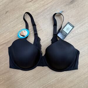 NWT Bali Cushioned Underwire Black Bra Styde DF6580 Size 38C